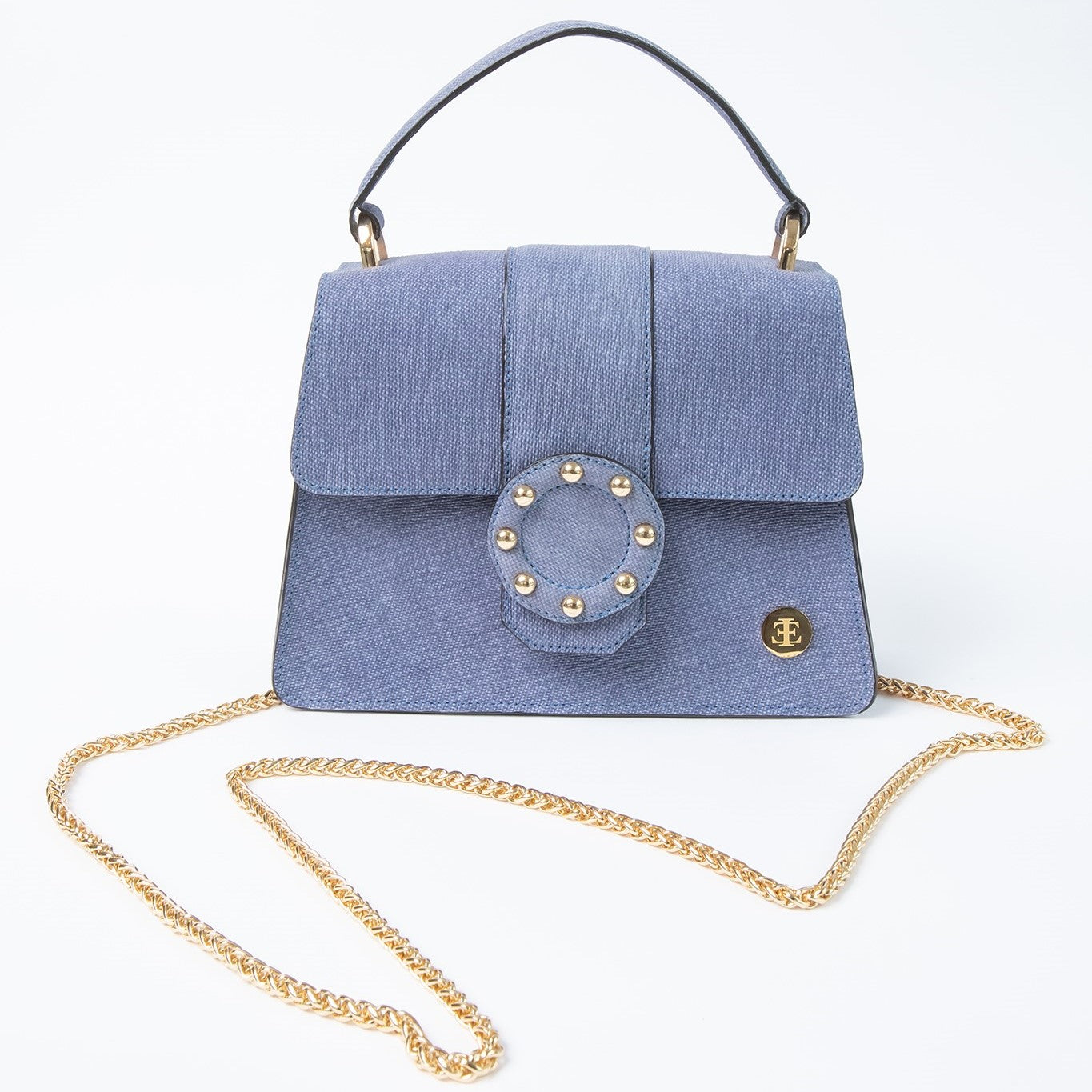 Sol - Denim Top Handle Bag