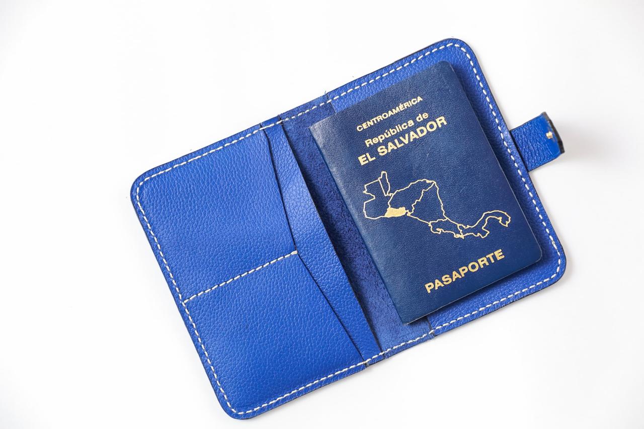 Passport Holder - ELECTRIC BLUE
