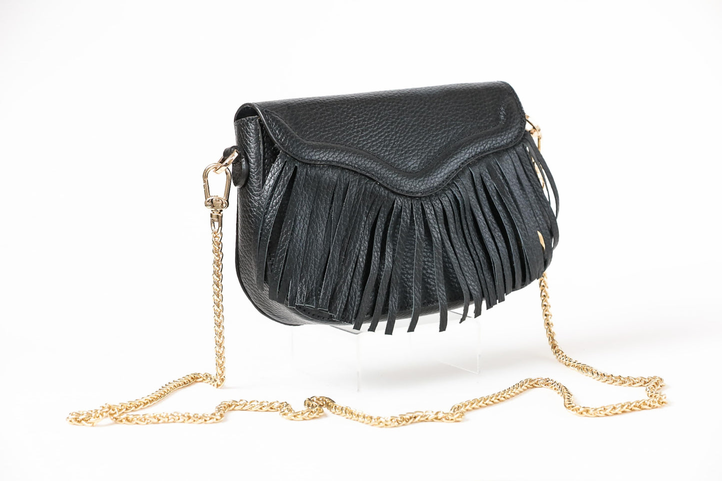 María Mini - Black Crossbody Bag