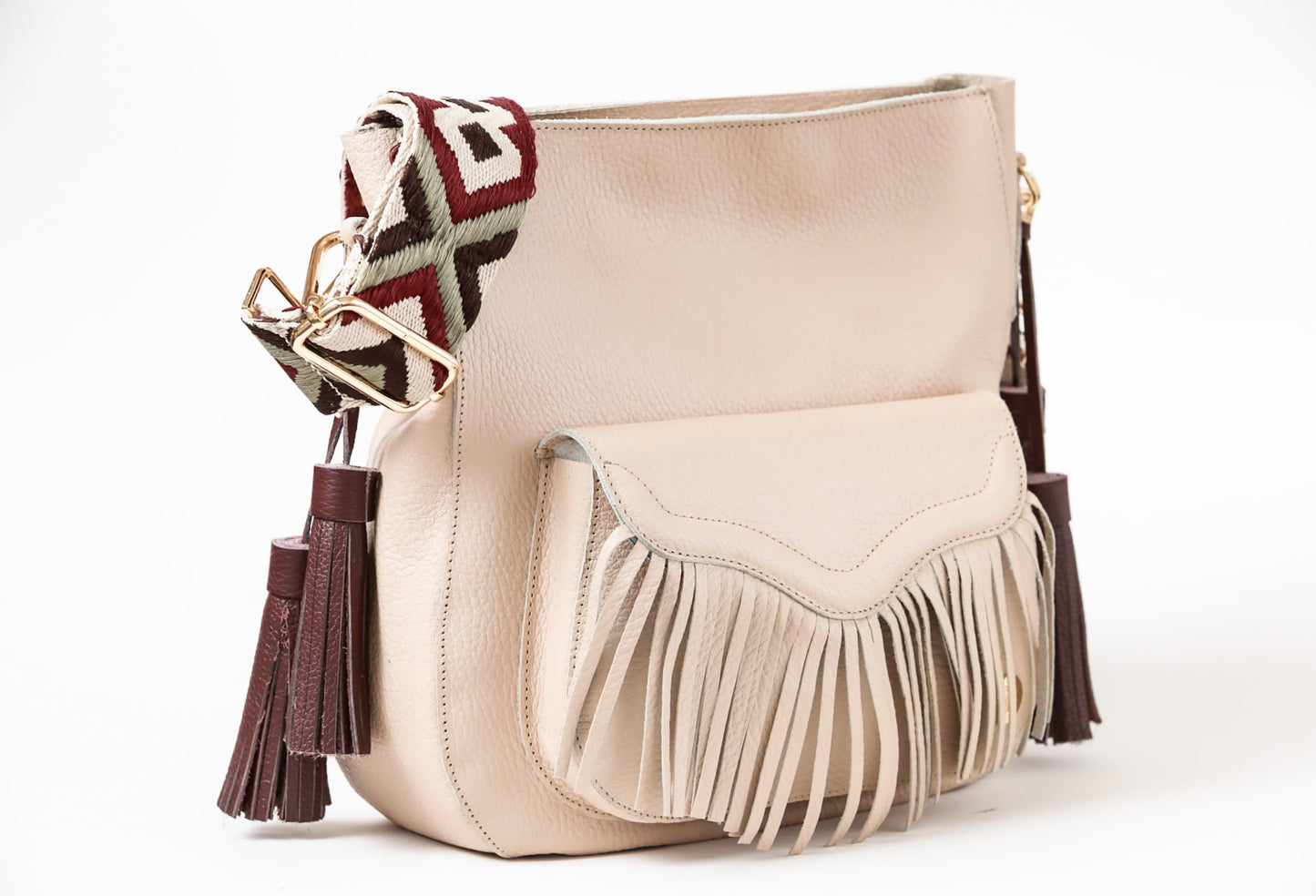 María - Nude Crossbody Bag