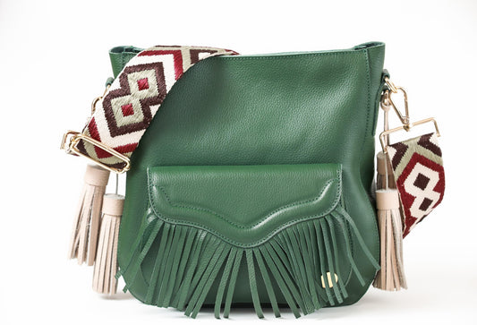 María - Olive Green Crossbody Bag