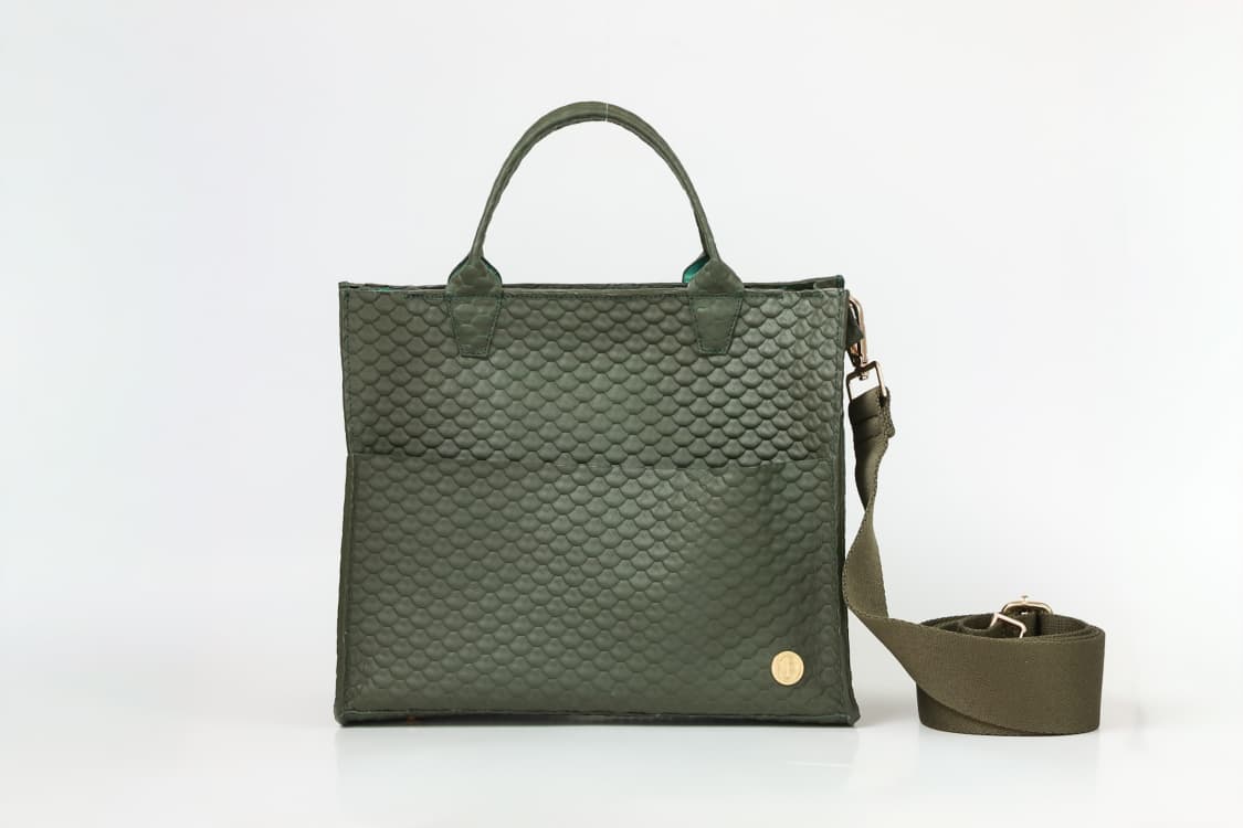 Sienna Mini Olive Green – Olive Green Handle Tote