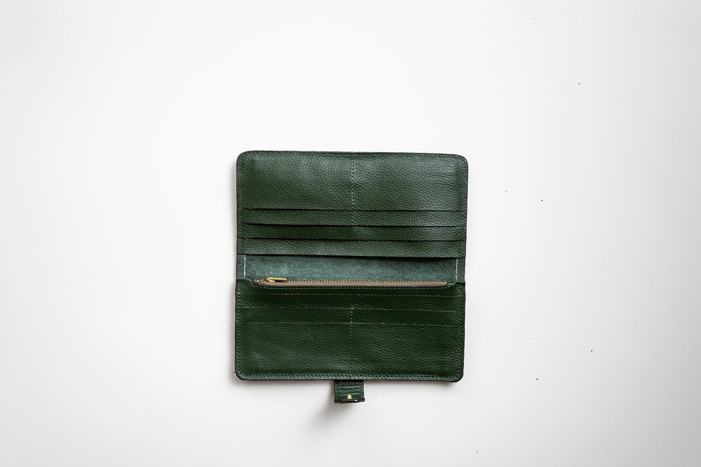 Women XL Wallet - Olive Green Small Leather Goods