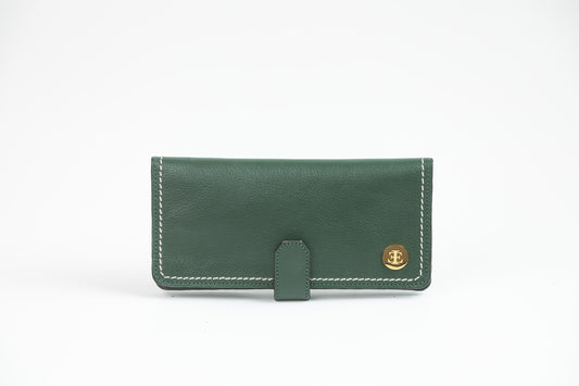 Women XL Wallet - Olive Green Small Leather Goods