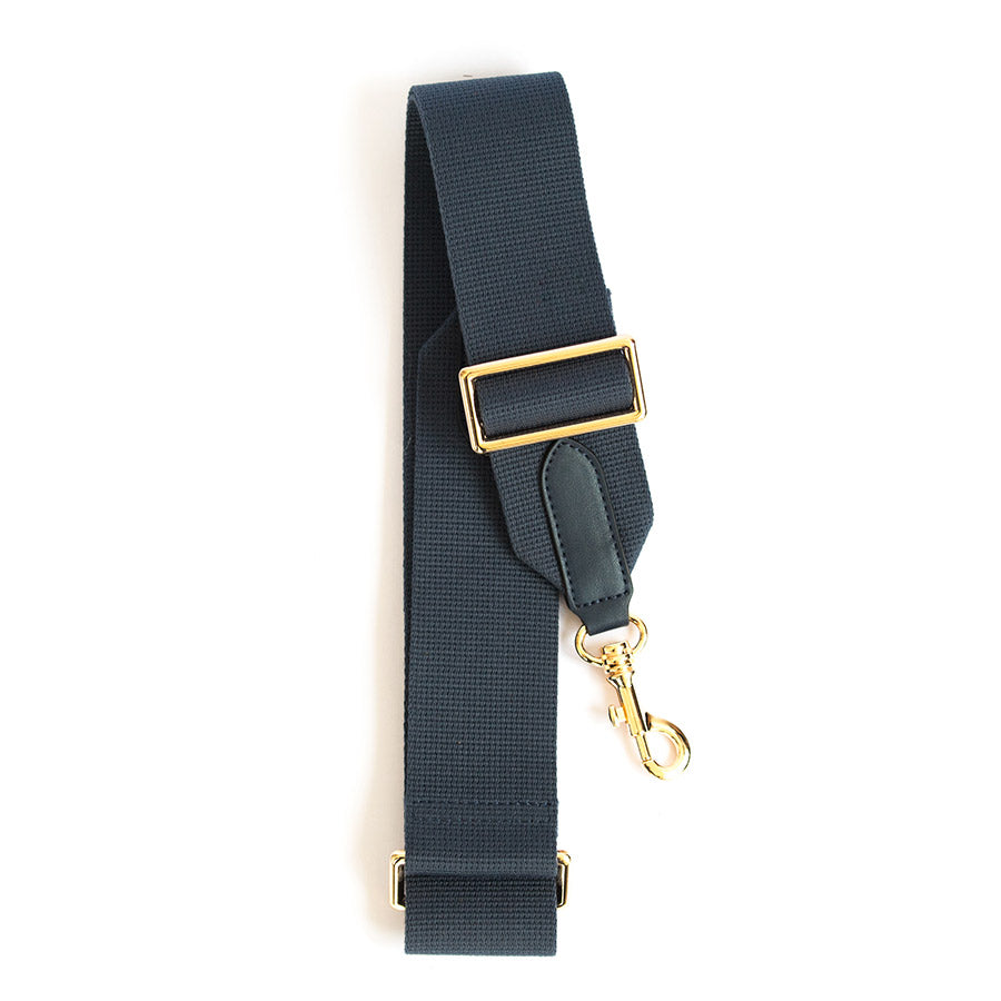 Blue Solid - Strap- Eva Innocenti - Leather Luxury Bags. Handmade in El Salvador.