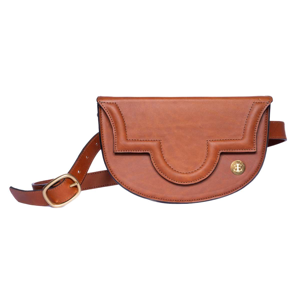 FIFI - Terracota Belt Bag- Eva Innocenti - Leather Luxury Bags. Handmade in El Salvador.