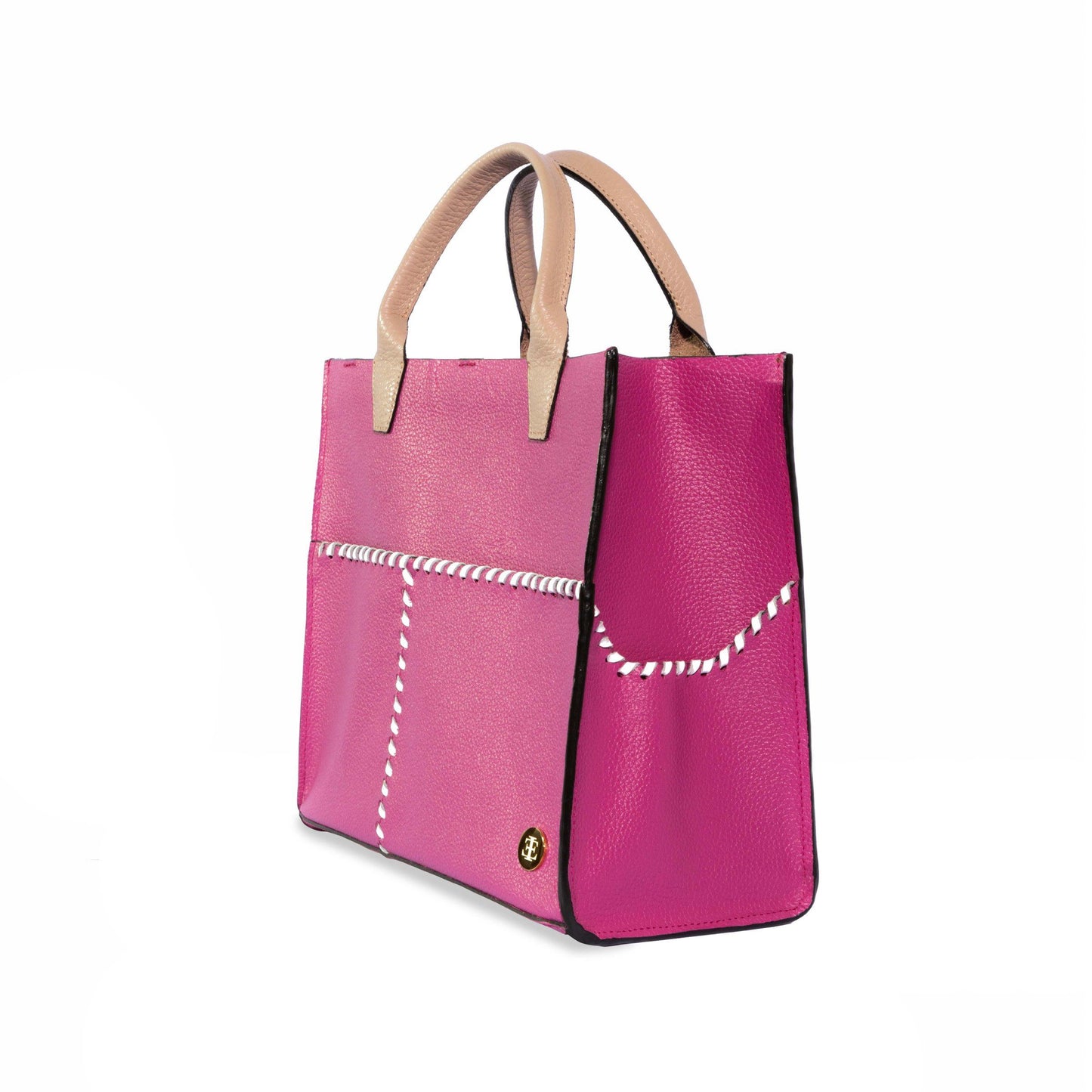 Sienna Mini – Hot Pink Handle Tote