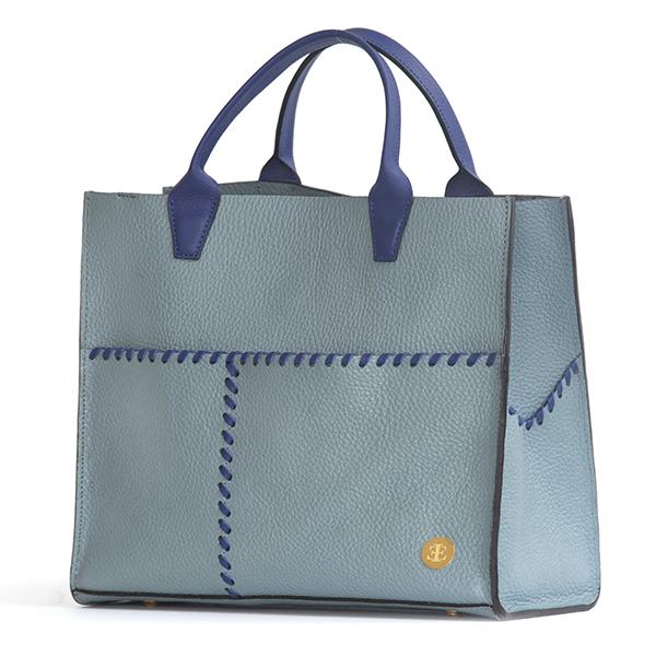 Sienna Mini – Light Blue Handle Tote