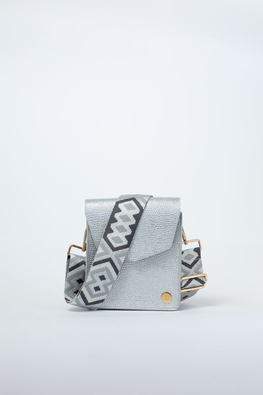 Patty - Metallic Leather Crossbody Bag