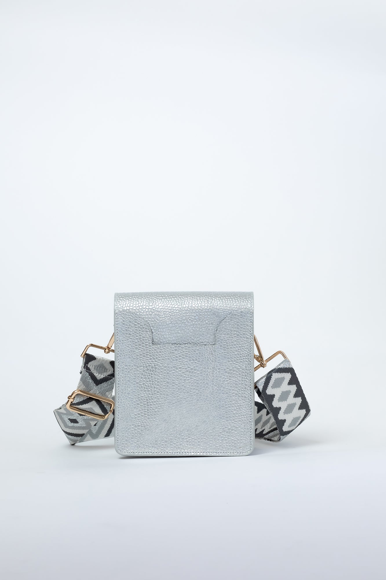 Patty - Metallic Leather Crossbody Bag