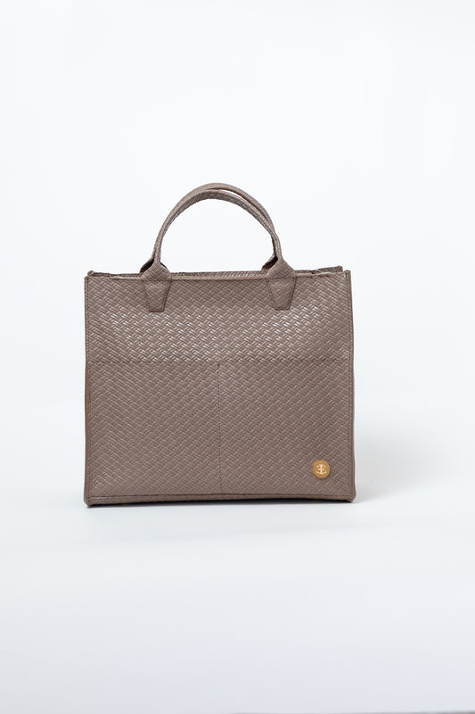 Sienna Mini Mocha Mousse Handle Tote