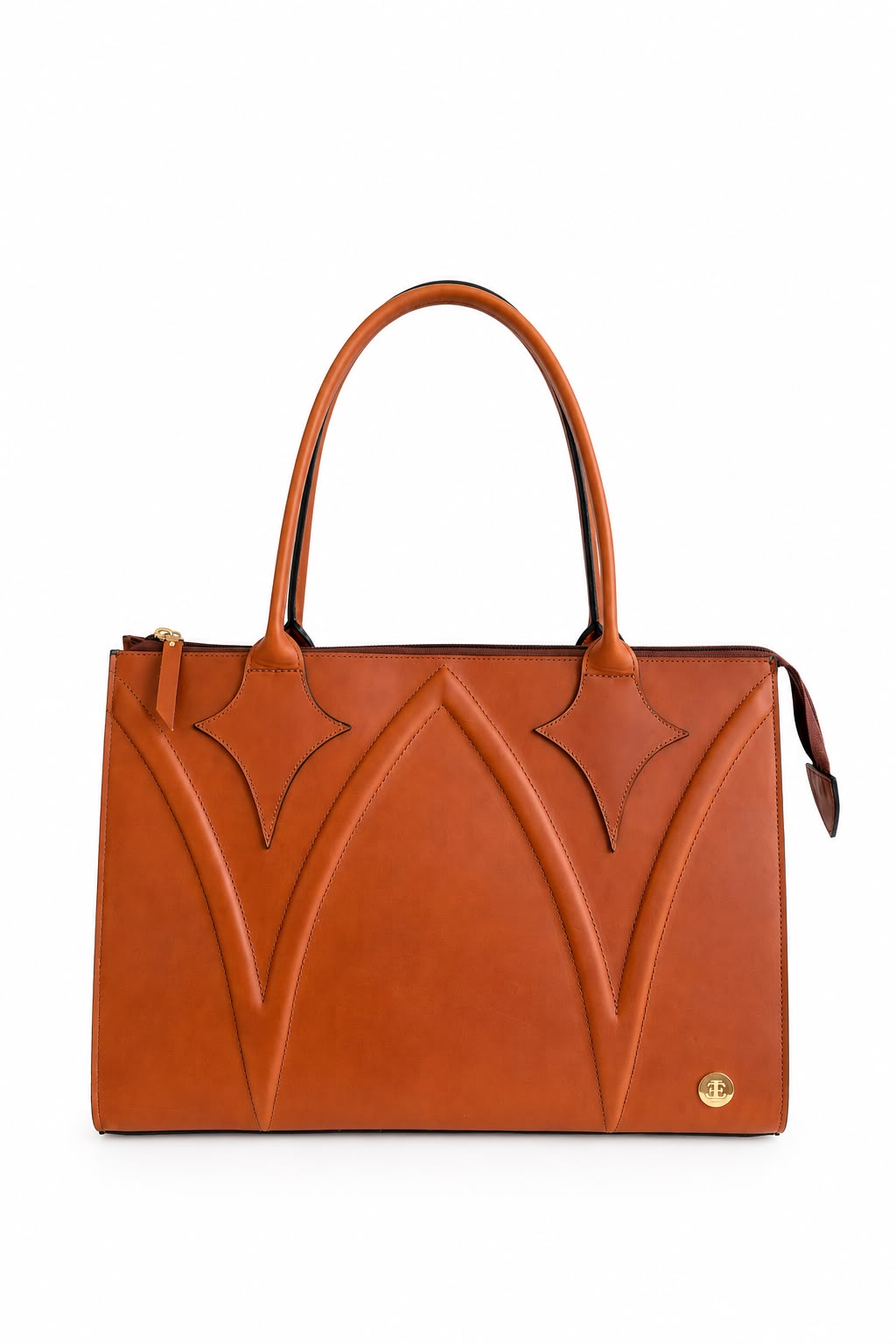 Grace - Terracota Leather Tote Bag