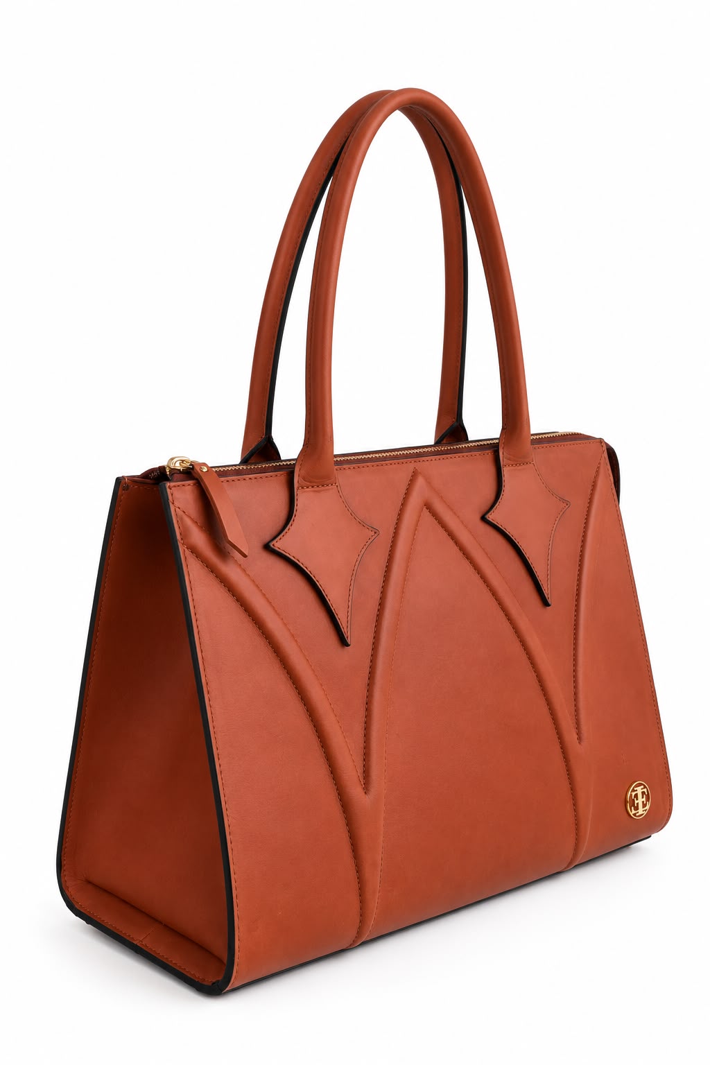 Grace - Terracota Leather Tote Bag