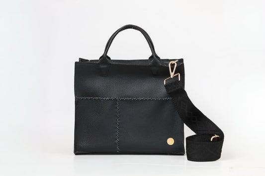 Sienna Mini Black - Black Handle Tote