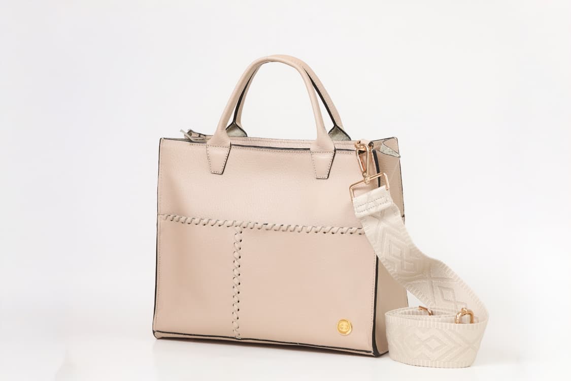 Sienna Mini Nude - Nude Handle Tote