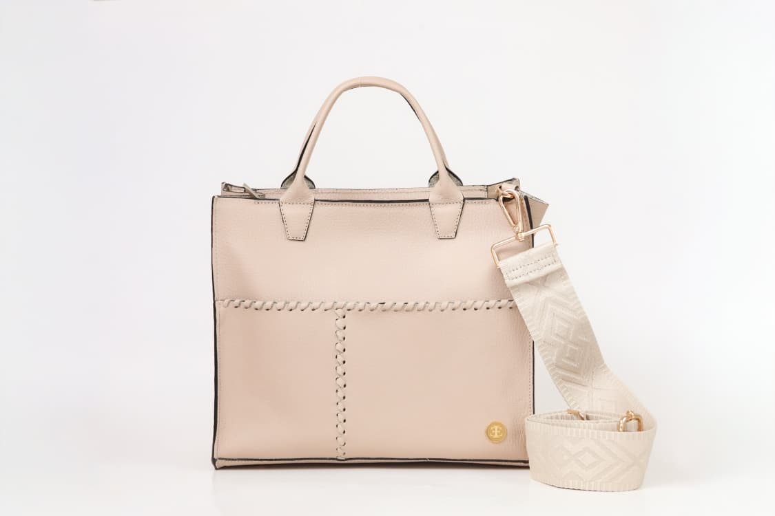 Sienna Mini Nude - Nude Handle Tote