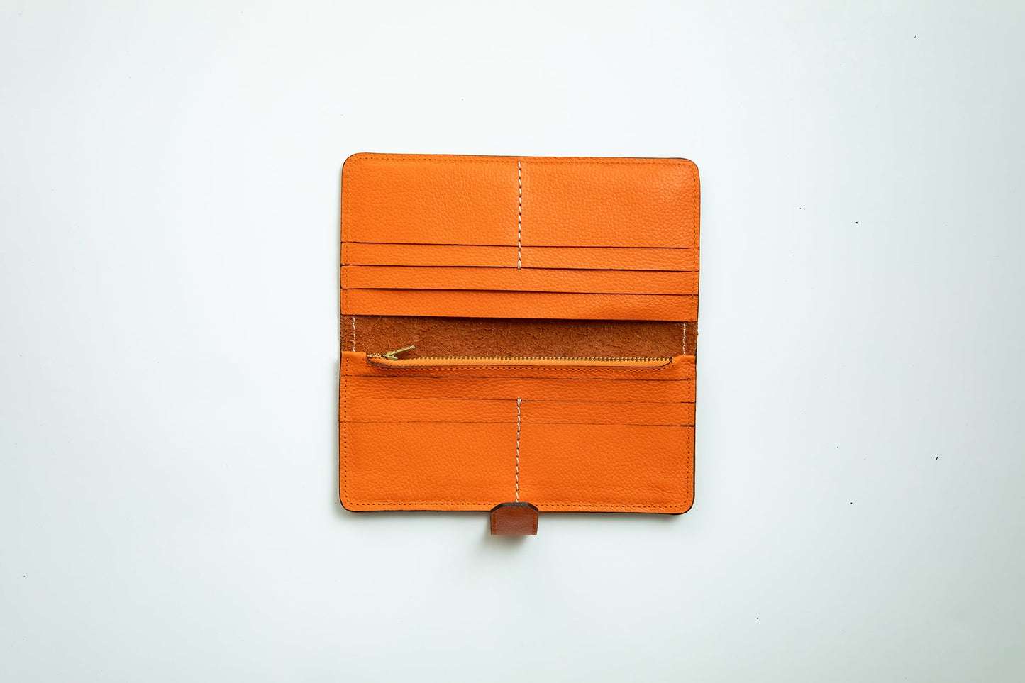 Women XL Wallet - Orange Small Leather Goods