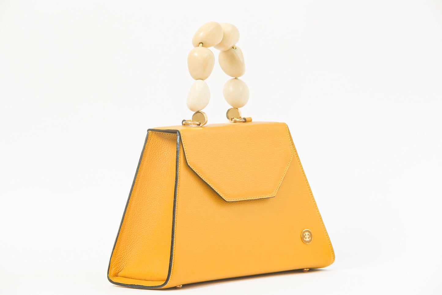 Emilia - Yellow Top Handle Bag
