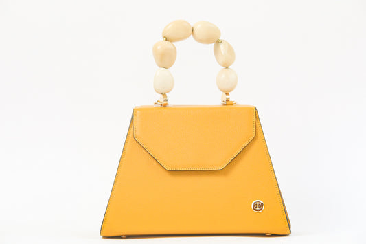 Emilia - Yellow Top Handle Bag