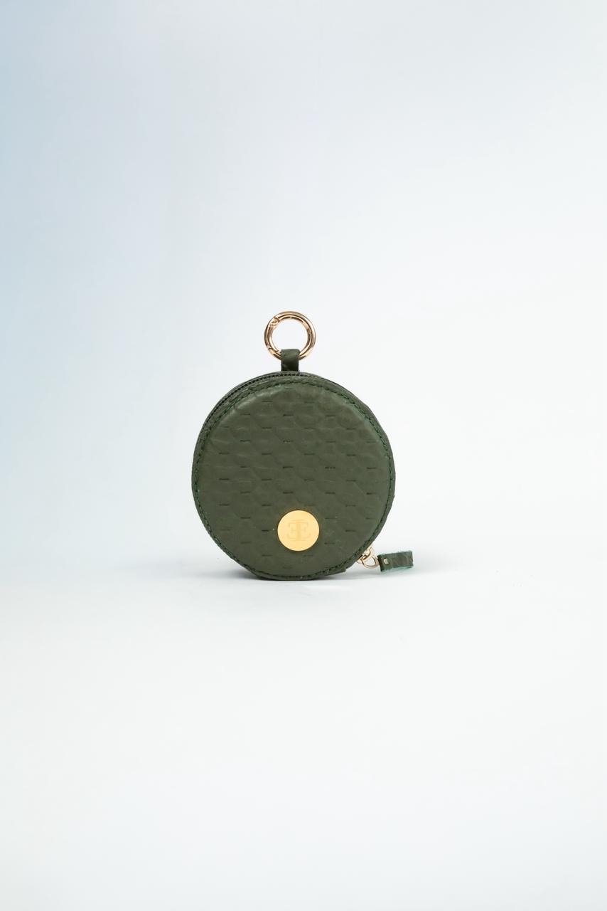 Bag Charm - Olive Green Small Leather Goods