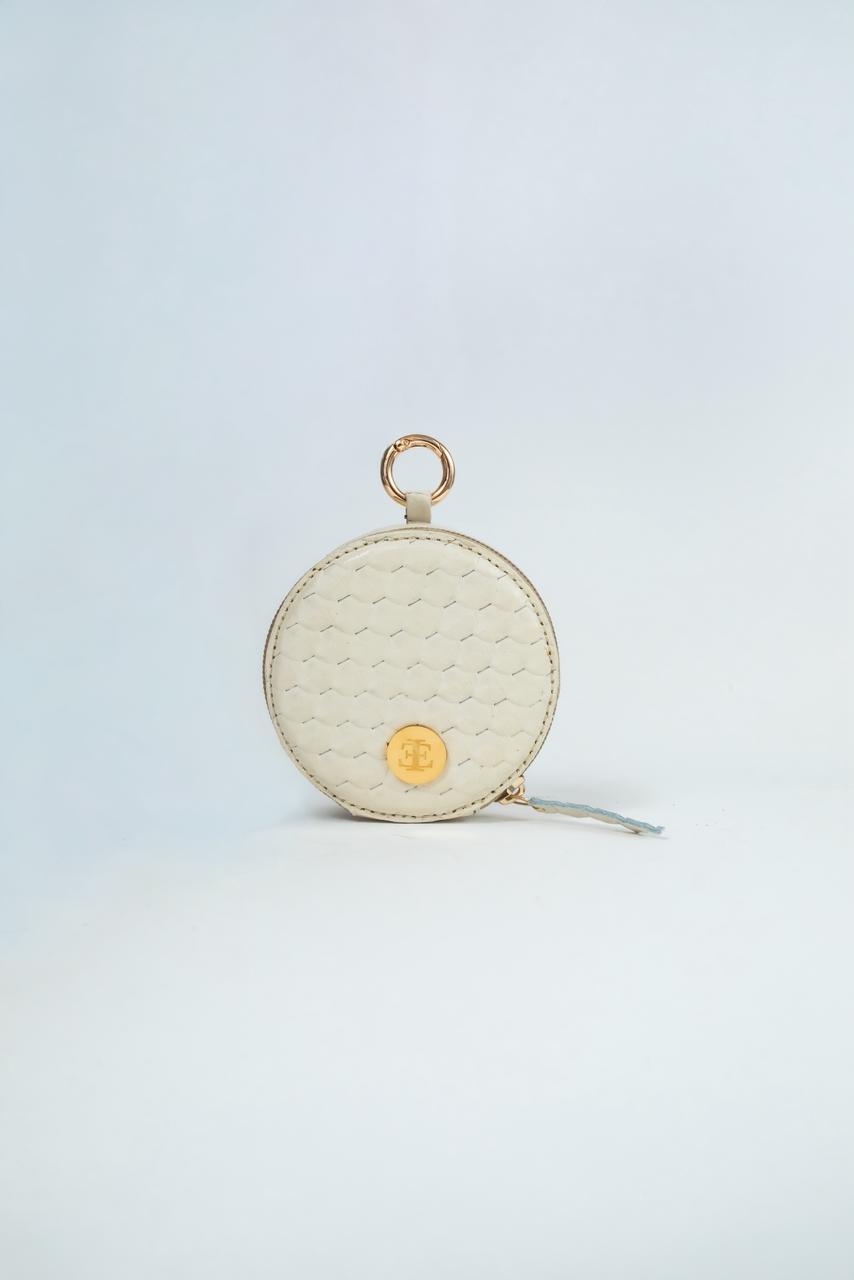 Bag Charm - Ivory Small Leather Goods