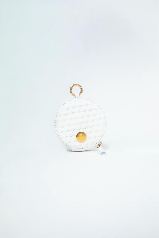Bag Charm - White Small Leather Goods