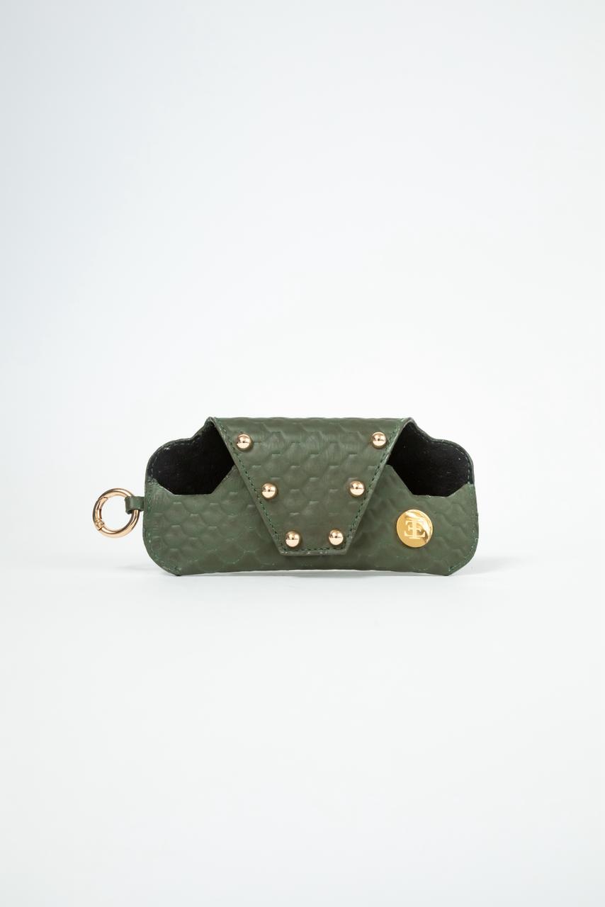 Sunglasses case - Olive Green Small Leather Goods