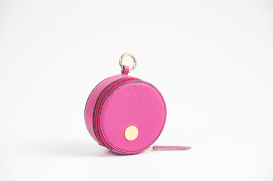 Bag Charm - Hot Pink Small Leather Goods