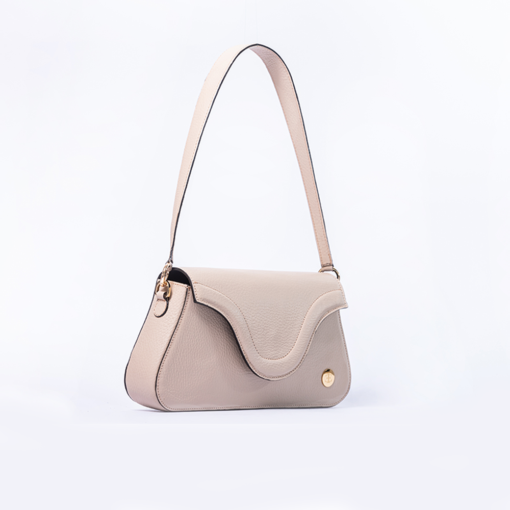 Amelia - Nude Shoulder Bag