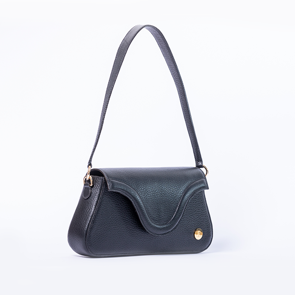 Amelia - Black Shoulder Bag