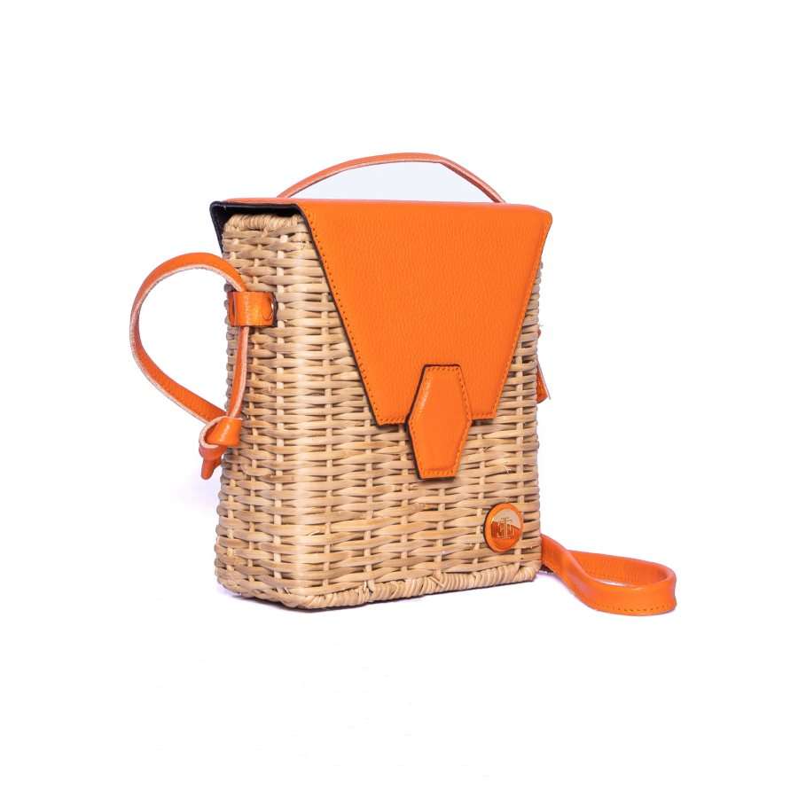 PAU – Orange Basket Bag