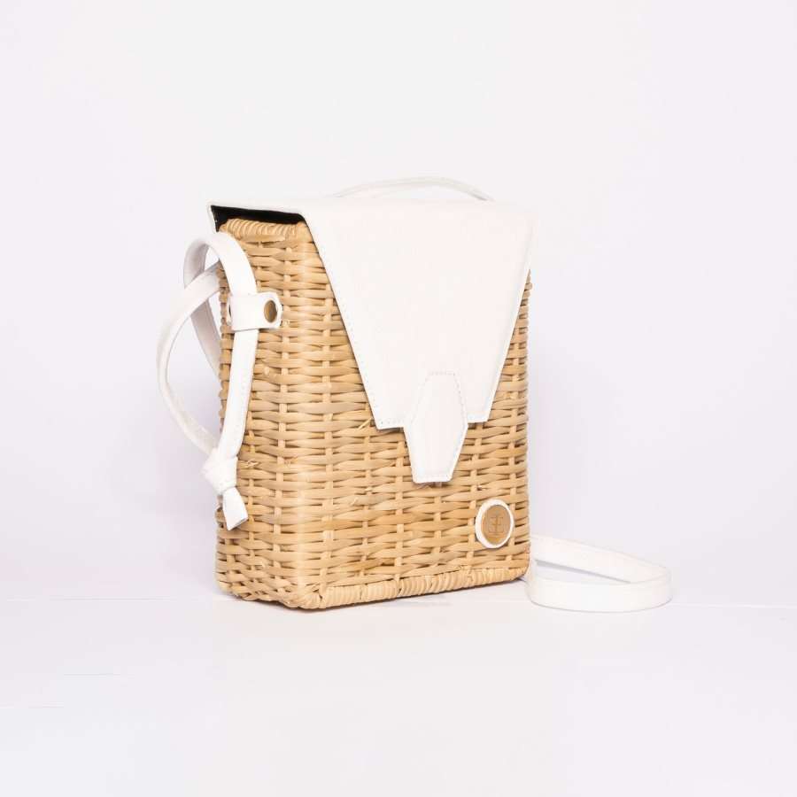 PAU – White Basket Bag