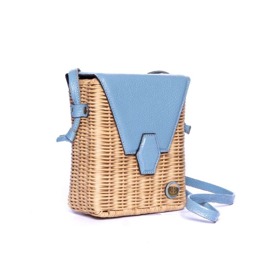 PAU - Light Blue Basket Bag