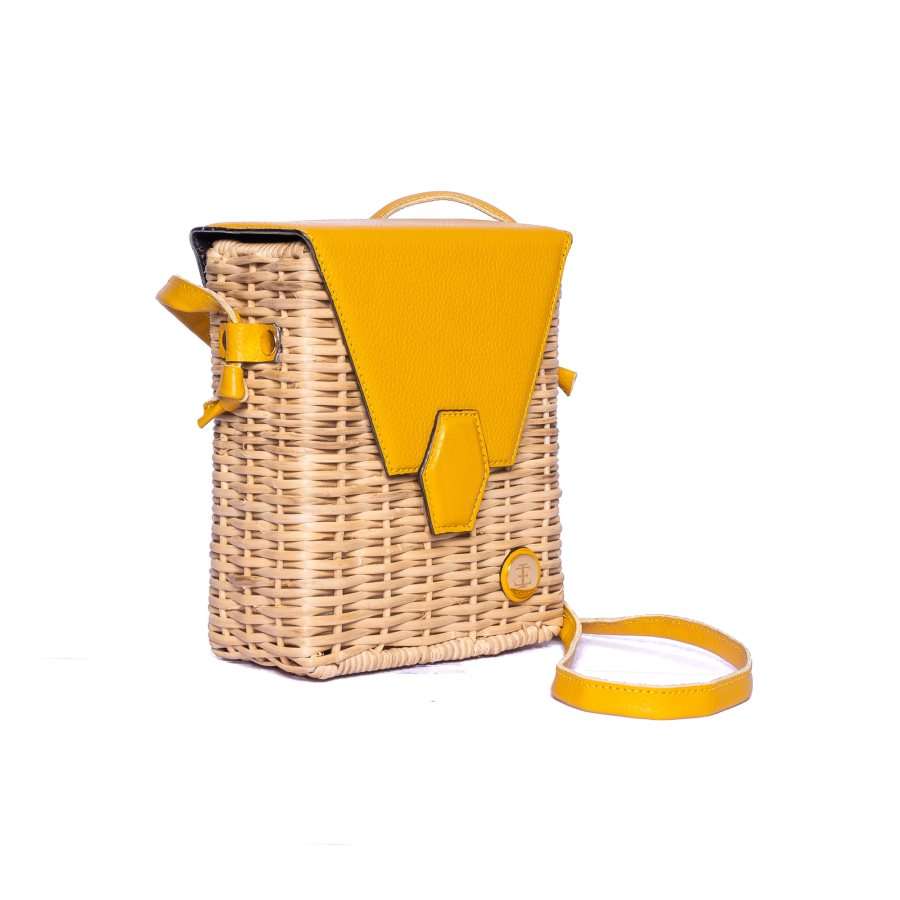 PAU – Yellow Basket Bag