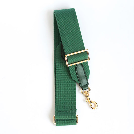 Olive Green Solid - Strap- Eva Innocenti - Leather Luxury Bags. Handmade in El Salvador.