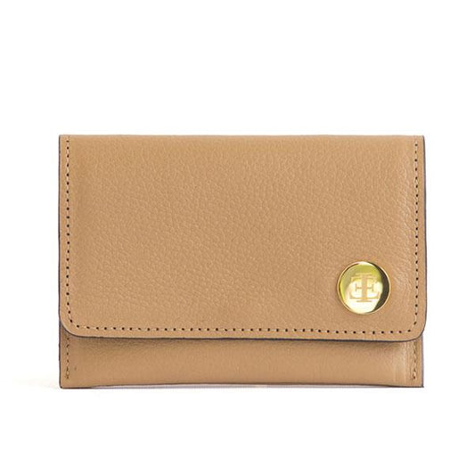 Card Holders - Yellow Gold Small Leather Goods- Eva Innocenti - Leather Luxury Bags. Handmade in El Salvador.