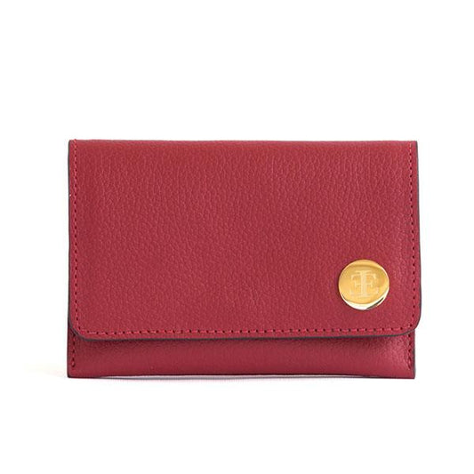 Card Holders - Red Small Leather Goods- Eva Innocenti - Leather Luxury Bags. Handmade in El Salvador.